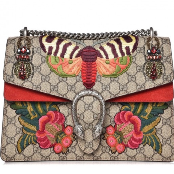 Gucci Handbags - 💯 Gucci GG Supreme Medium Embroidered Dionysus